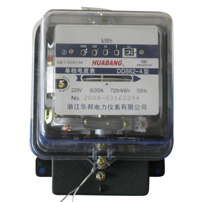 DD862-4型單相機械式電能表